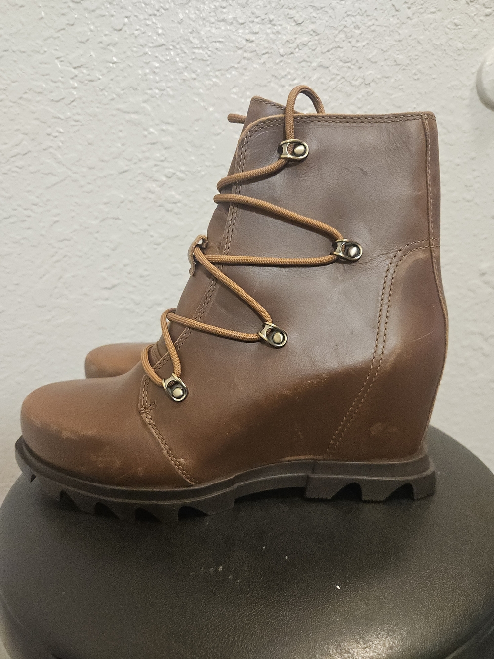 Sorel Joan Of Arctic III Waterproof Wedge Lace-Up Boots
